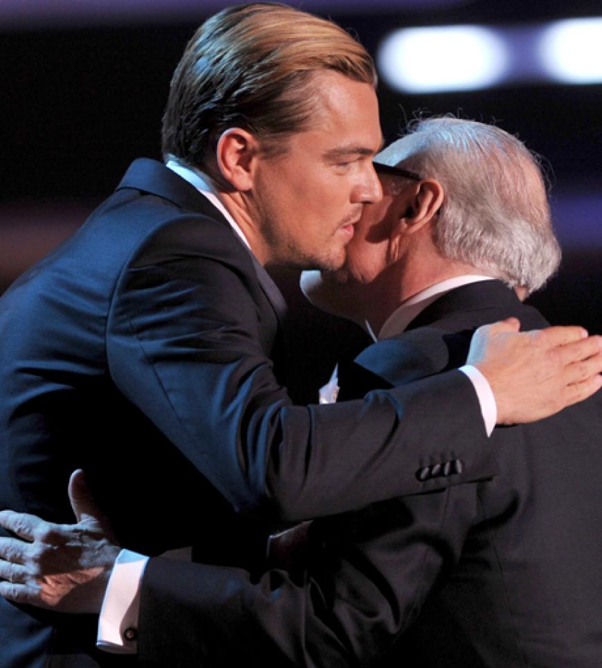 Der Schauspieler überreichte Hollywood-Regisseur Martin Scorsese einen Award für seine Musik-Doku