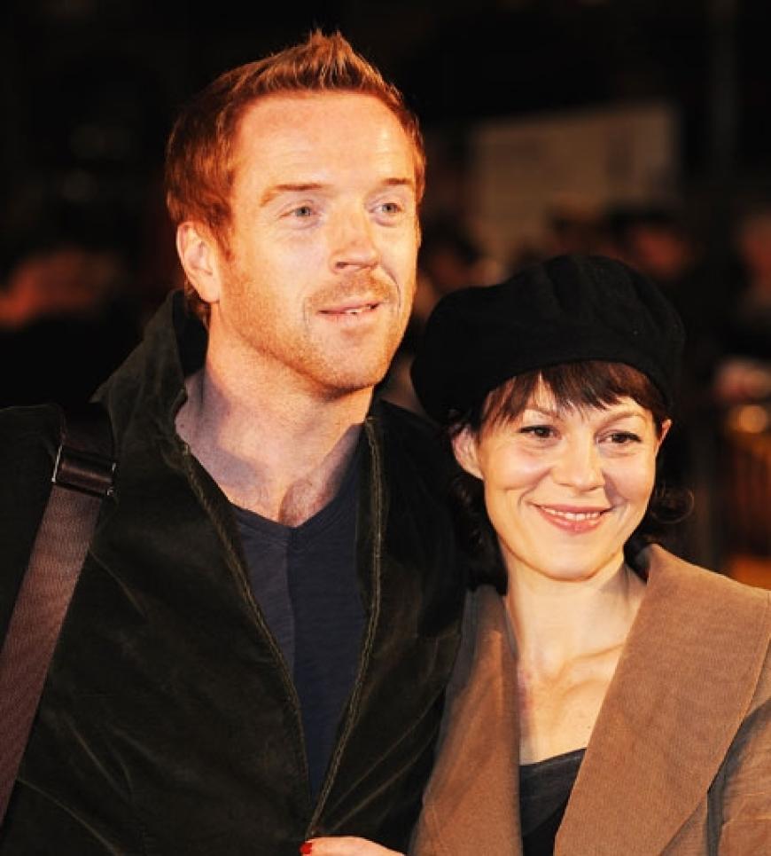 Schauspieler Damian Lewis kam mit seiner Frau, der britischen Schauspielerin Helen McCrory