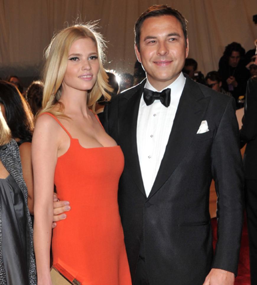 Lara Stone, David Walliams