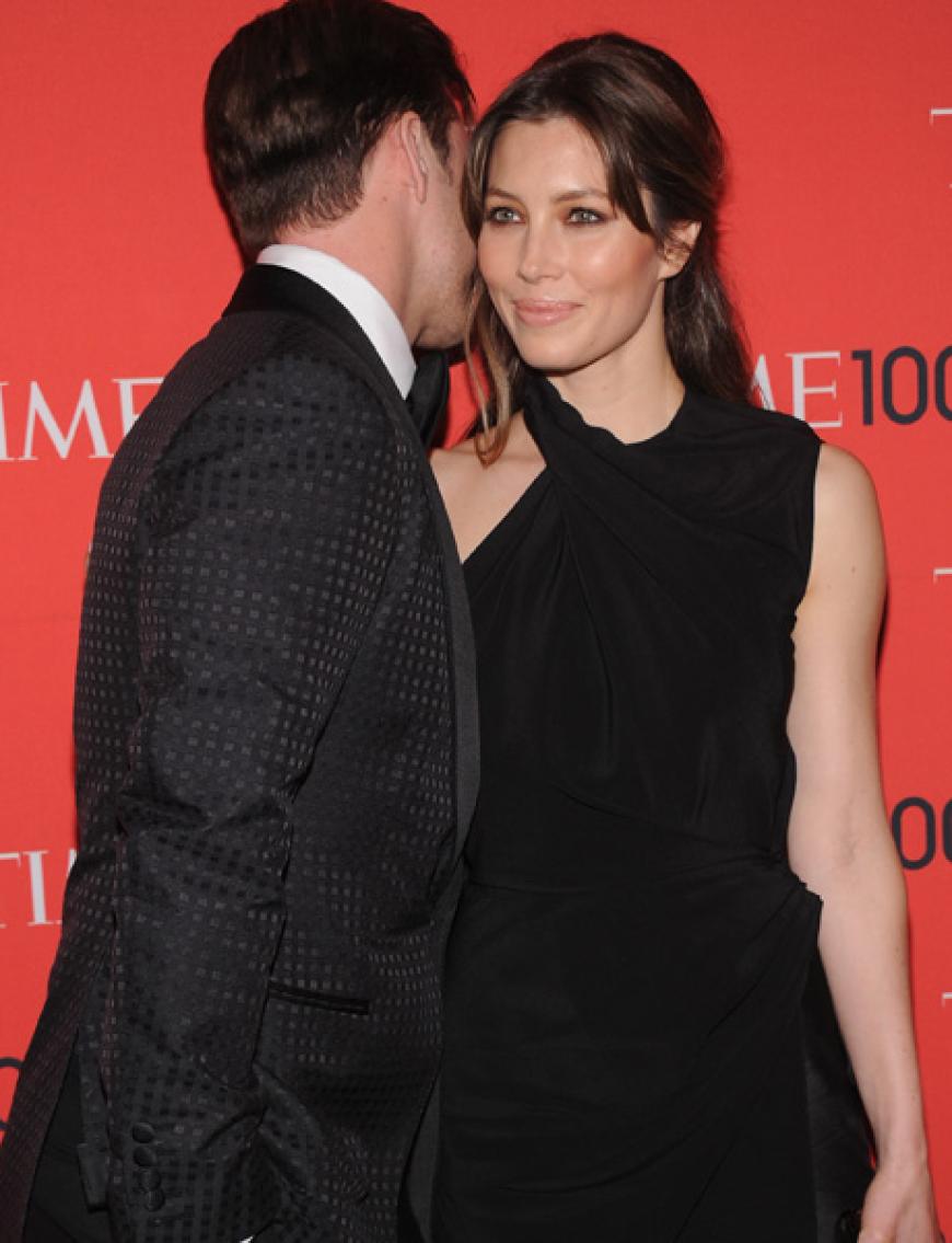 Justin Timberlake und Jessica Biel kamen ebenfalls zur Gala nach New York. Über was oder wen Justin da wohl gerade tuschelt?
