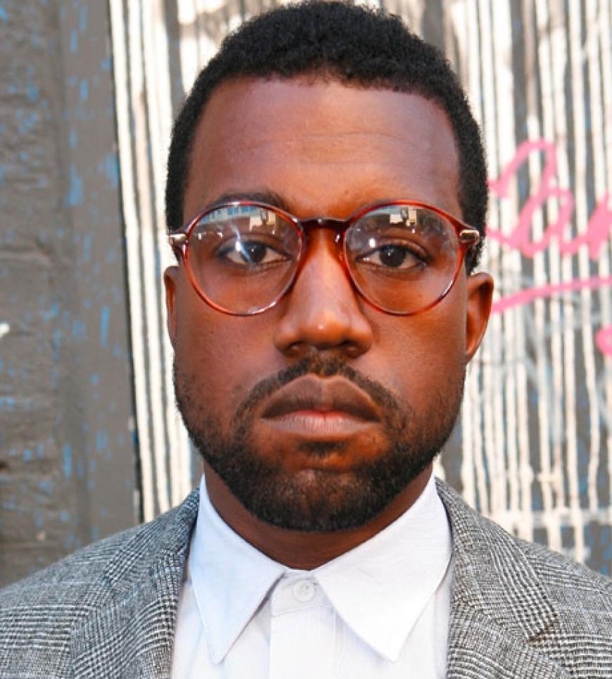 Sogar Rapper Kanye West trägt Sehhilfen. Entgegen dem Gangster-Image könnte er damit sogar als braver Student durchgehen