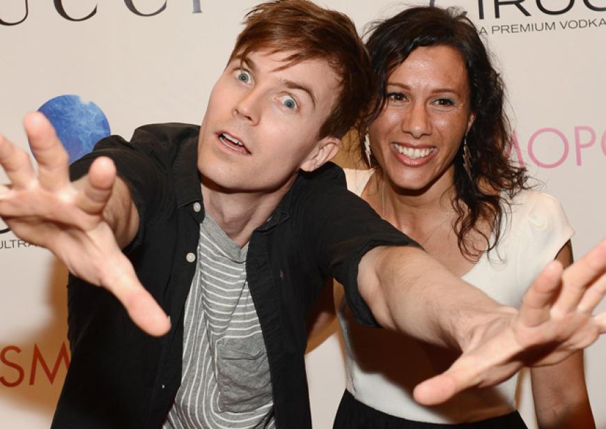Waren gut drauf: Matt Johnson und Kim Schifino von der Band