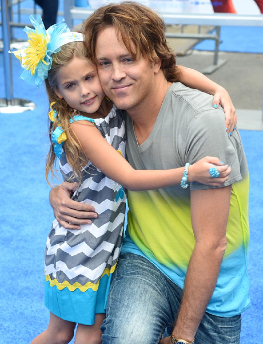 Ist die aber groß geworden: Dannie Lynn (Tochter der verstorbenen Anna Nicole Smith) mit ihrem Papa Larry Birkhead