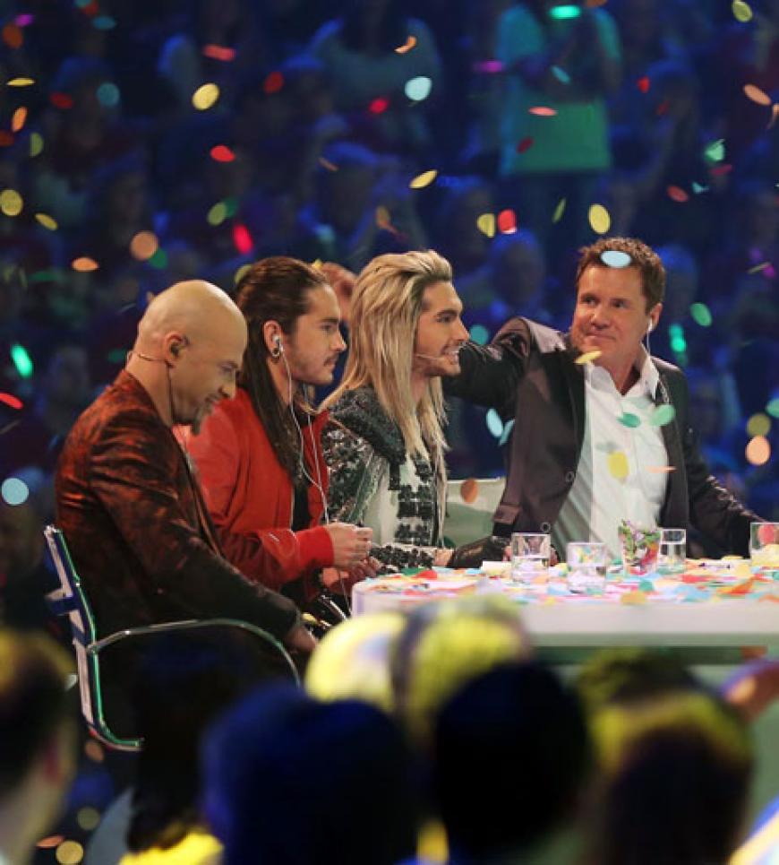 Die Jury versteht sich auch nach so vielen gemeinsamen Wochen immer noch prächtig
