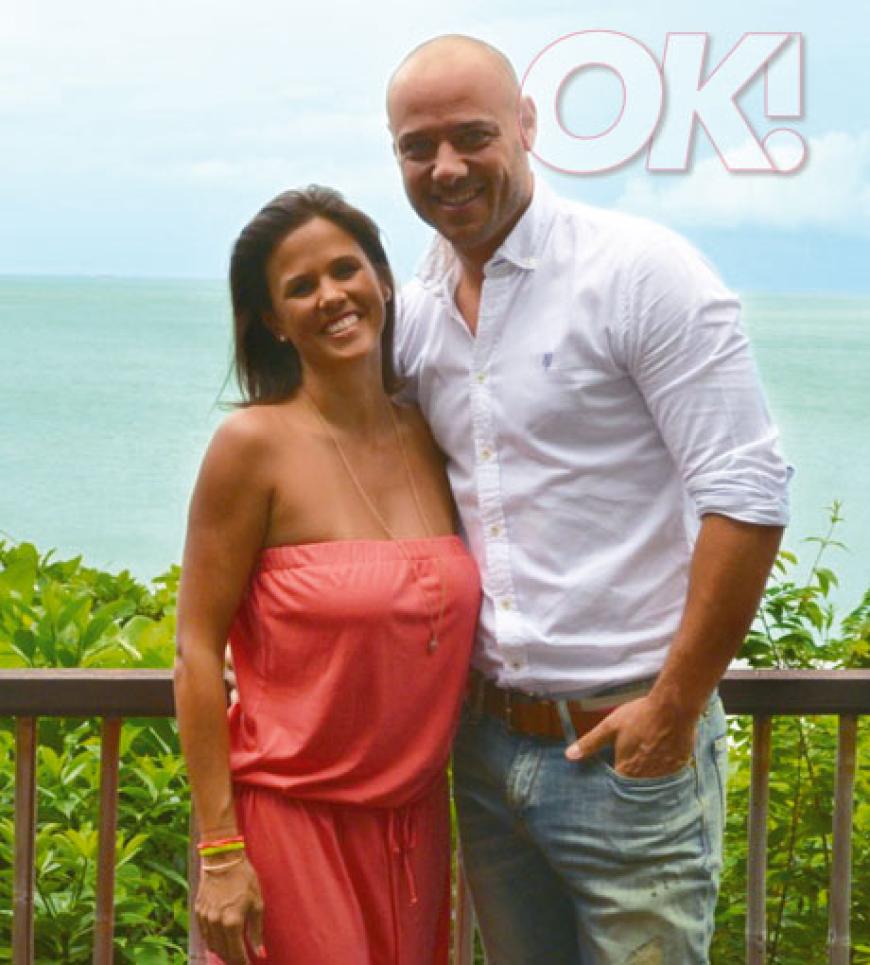 Ihren ersten Urlaub genießen Claudia Lösch und Christian Tews fernab vom Medienrummel
