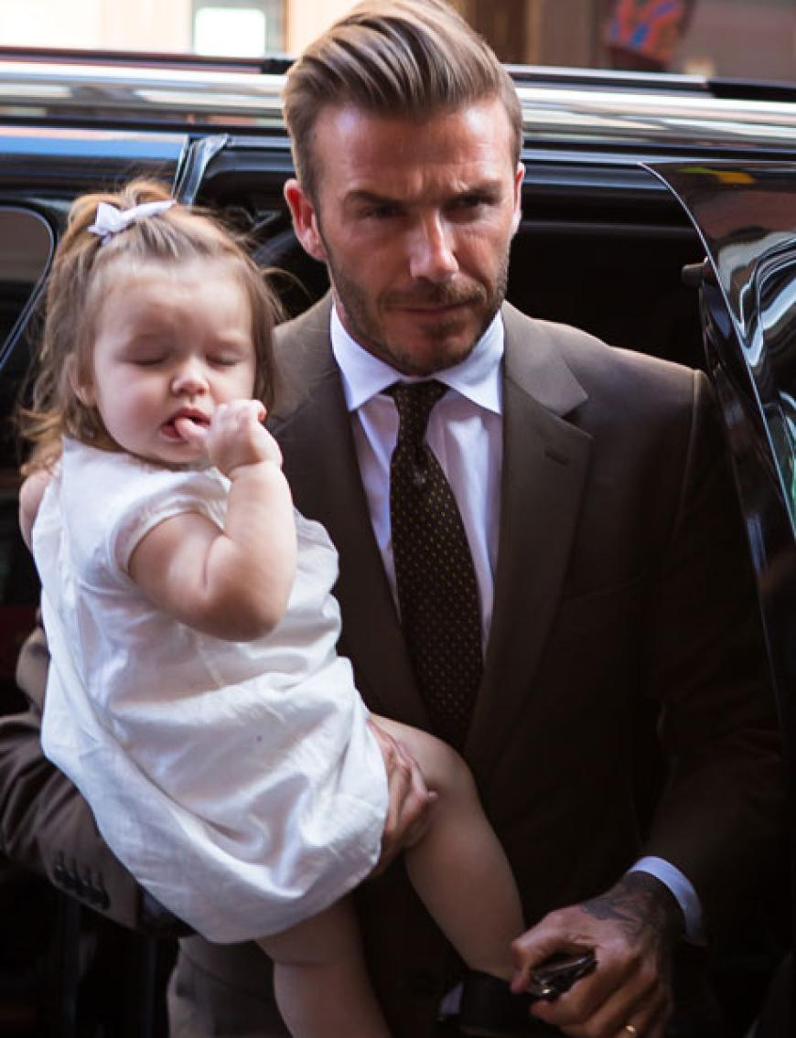 Daddys ganzer Stolz: Harper Seven Beckham
