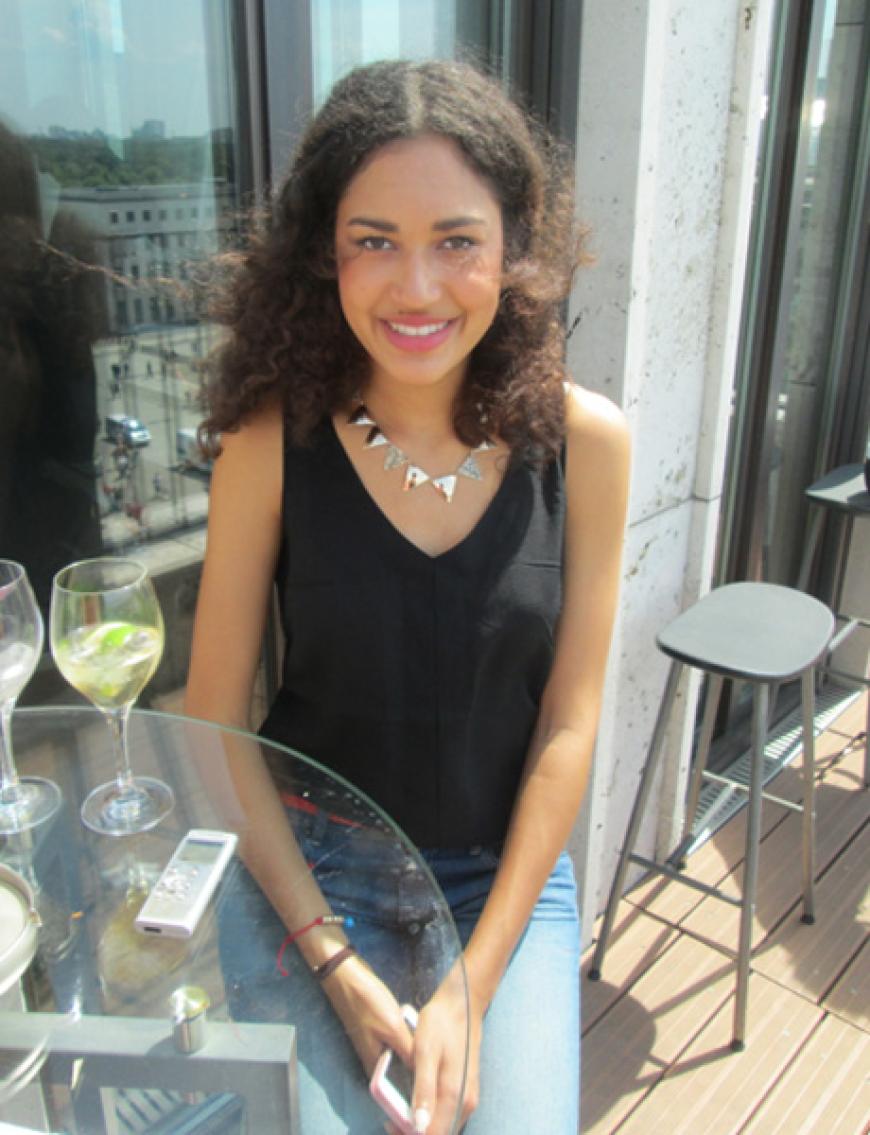 Auch 'GNTM'-Siegerin Lovelyn Enebechi habe ich getroffen