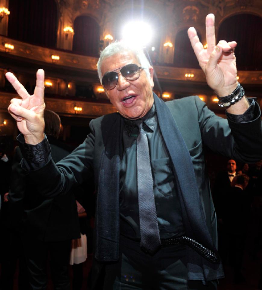 Gut gelaunt: Roberto Cavalli
