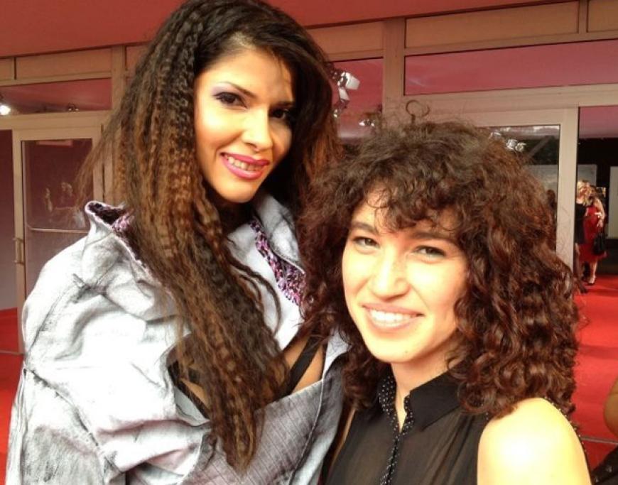 ... Auf der Mercedes Benz Fashion Week in Berlin mit Micaela Schäfer ...