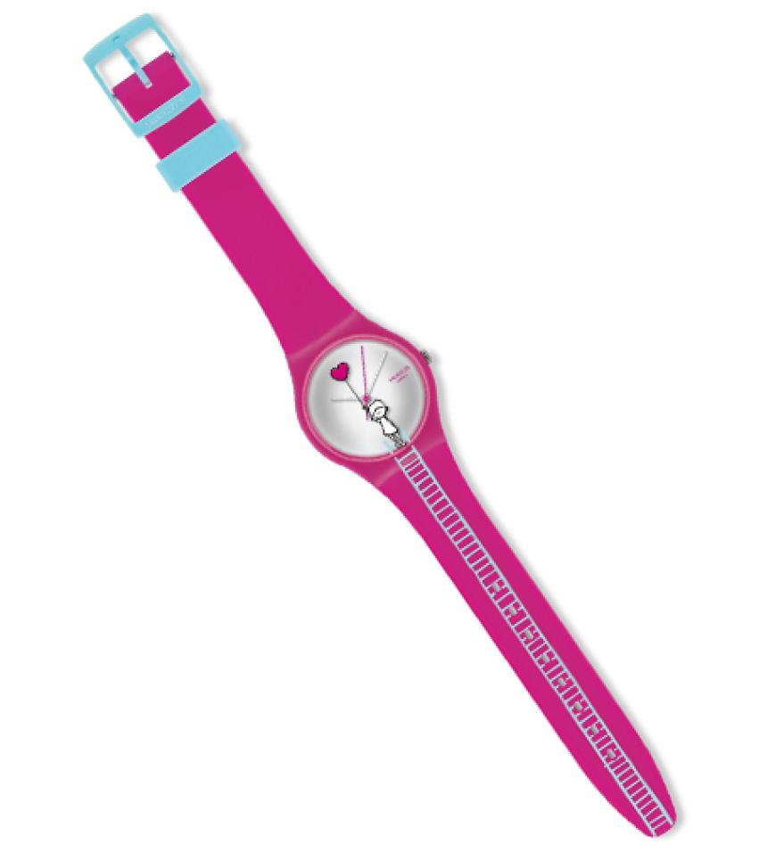 Valentinstag-Uhr von Swatch