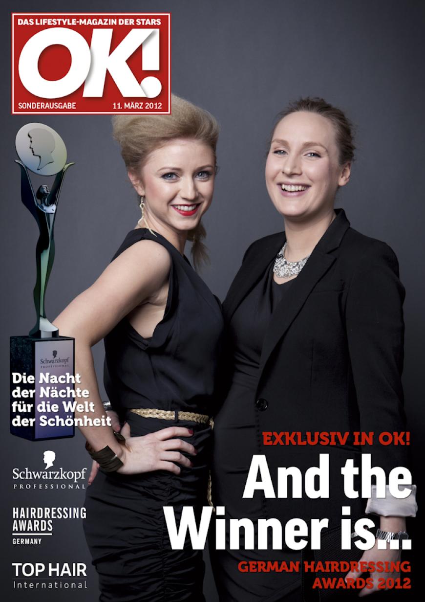 Einmal im Leben das Cover der OK! zieren! Für die Gäste des „German Hairdressing Award 2012“ wurde dieses Traum Wirklichkeit. Jeder Gast des Gala-Abends konnte an einem persönlichen OK! Fotoshooting teilnehmen - und die tollen Ergebnisse sehen Sie hier! Viel Spaß beim Durchklicken!