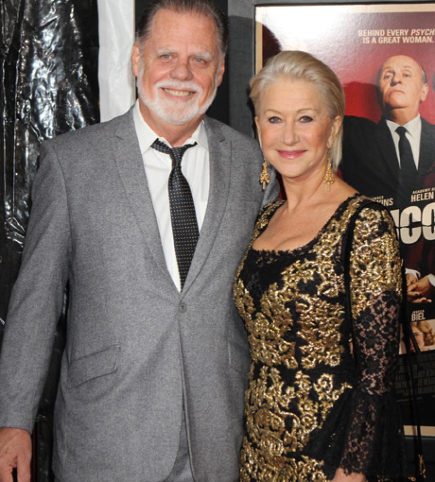 Diese beiden machen allerdings kein Geheimnis aus ihrer Beziehung: Oscar-Preisträgerin Helen Mirren (spielt im Film Hitchcocks Frau