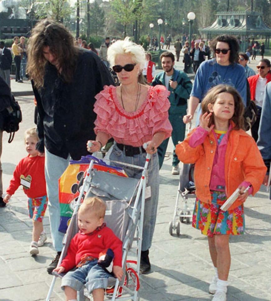 Fifi (r.) ist die Tochter von Bob Geldof (l.) und Paula Yates (M.)