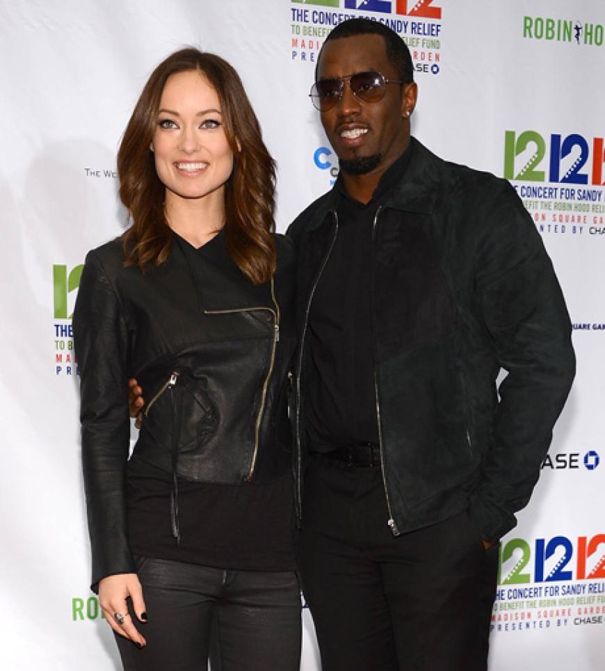 Sean John Combs posierte mit Olivia Wilde