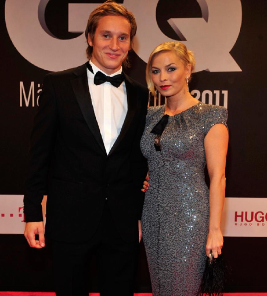 Renger van der Zande mit Ex-Boxerin Regina Halmich