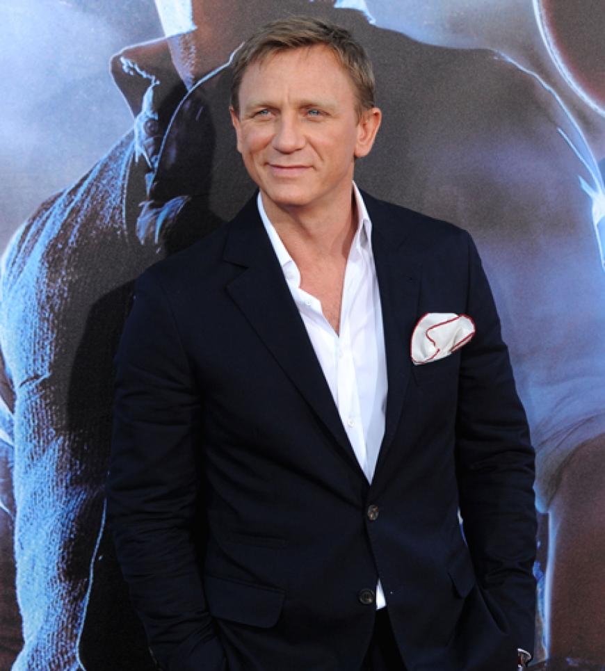 Daniel Craig kam leider solo ohne seine frisch angetraute Ehefrau Rachel Weisz zur Premiere