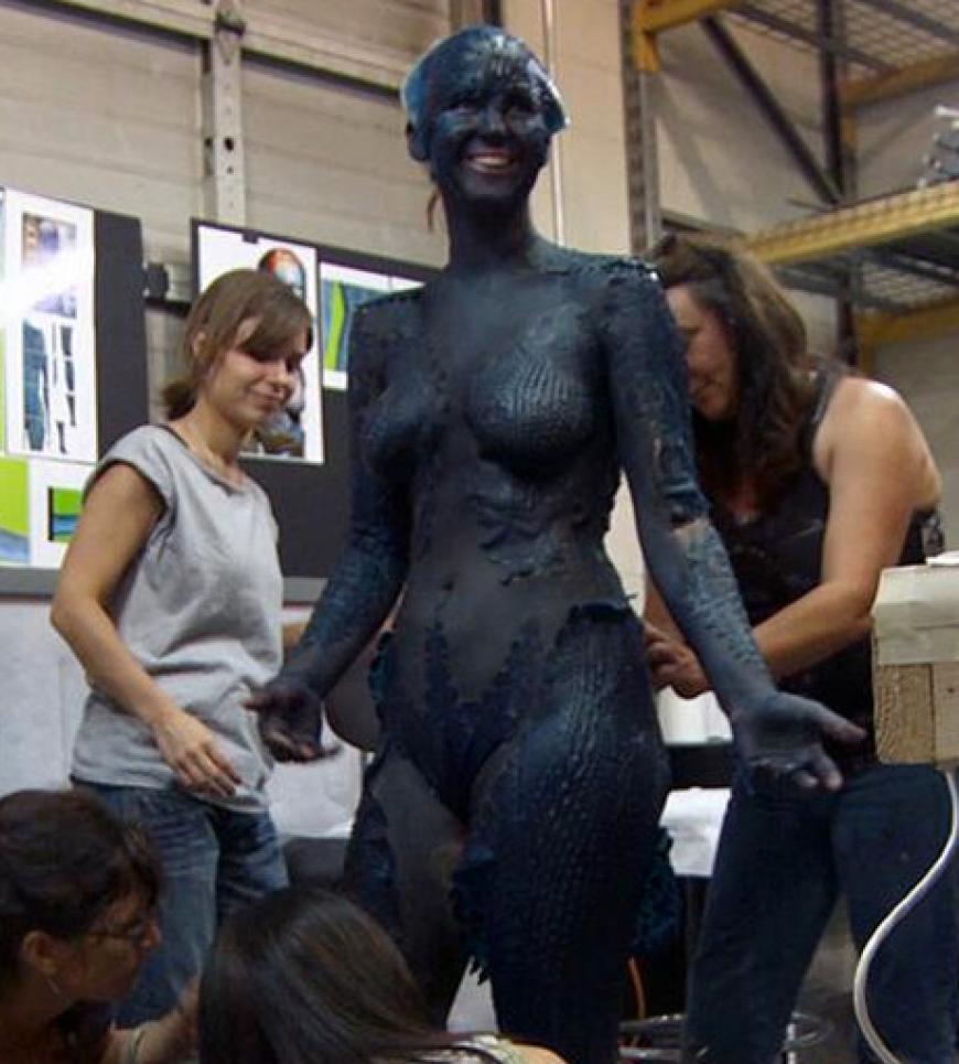 Ganze sieben Stunden musste Jennifer Lawrence in der Maske stillstehen, damit der Look perfekt ist