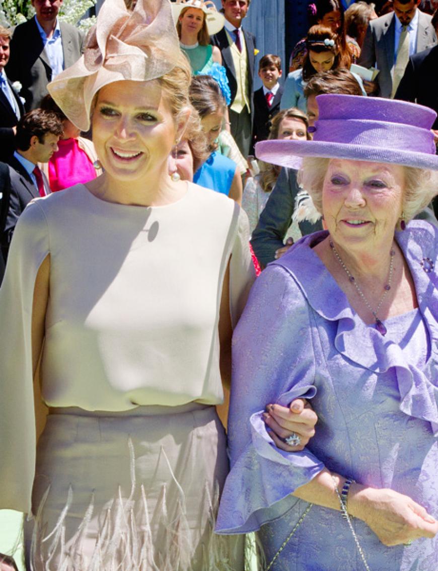 Das Verhältnis zu Königin Beatrix: Máxima und ihre Schwiegermutter haben ein sehr gutes Verhältnis. Die 75-Jährige wird am 30. April 2013, dem Koninginnedag, das Zepter an ihren ältesten Sohn Willem-Alexander abgeben