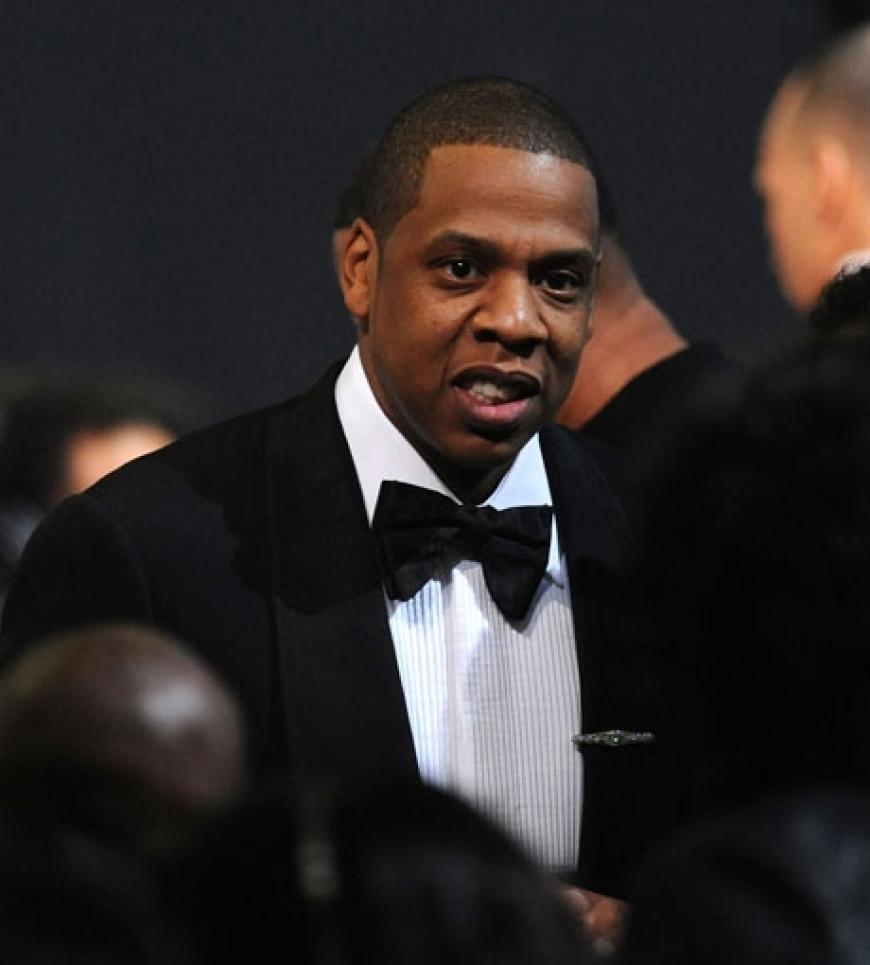 Natürlich ließ sich auch Rapper Jay-Z die Show der Shows nicht entgehen