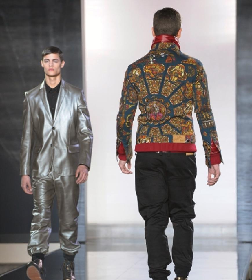 Designer Michael Michalsky zeigte seine Kollektion für den Herbst/Winter 2009, inspiriert von aufwendigen Kirchenfenster