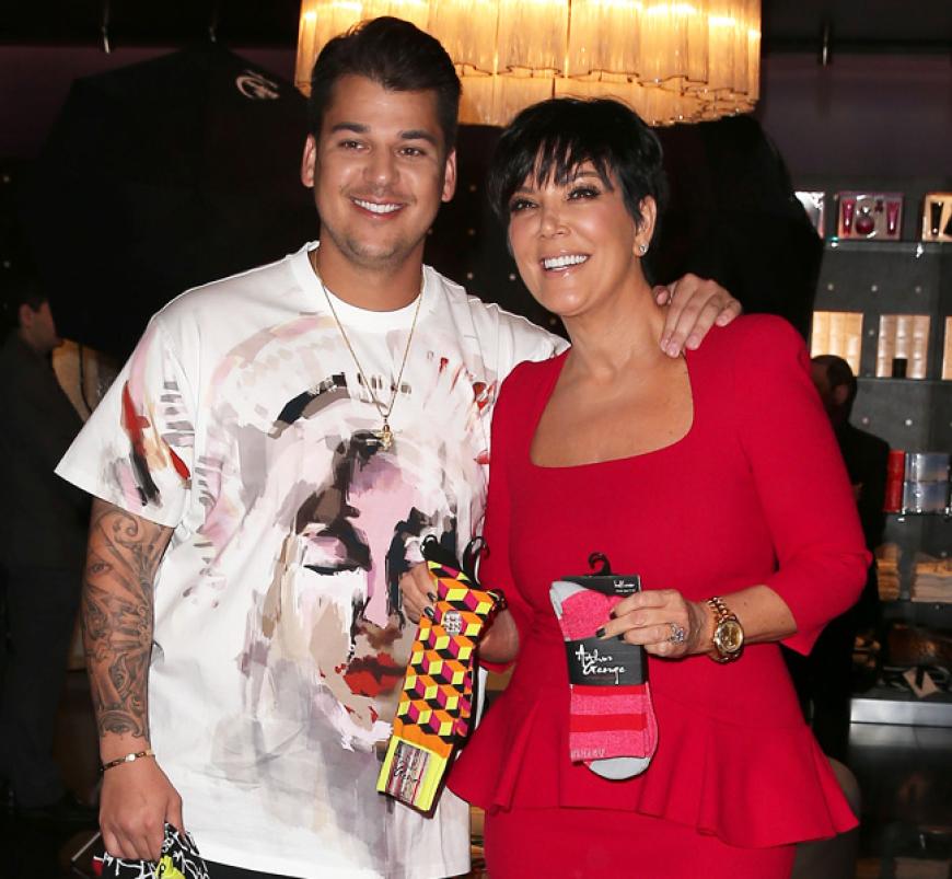 Robert Kardashian und seine Mutter Kris Jenner