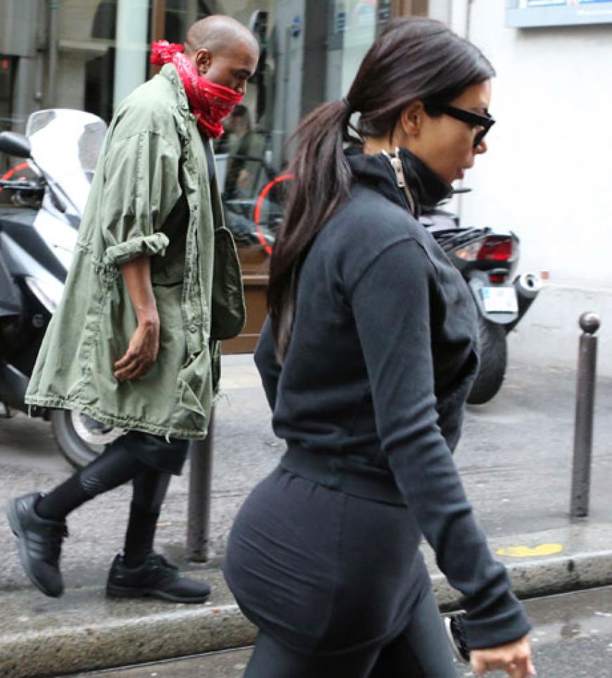 Tägliches Workout für die perfekte Figur. In Paris gehen Kanye West und Kim Kardashian täglich zum Personal Trainer