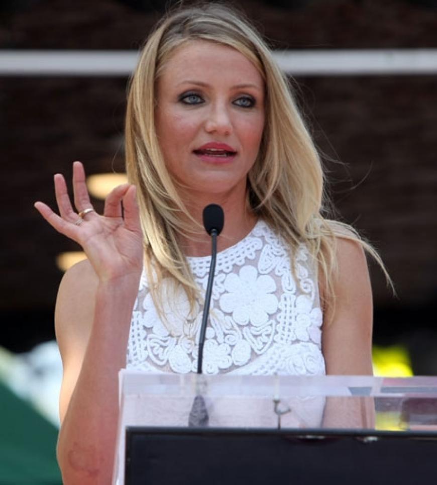 Cameron Diaz spricht zu ihren Fans
