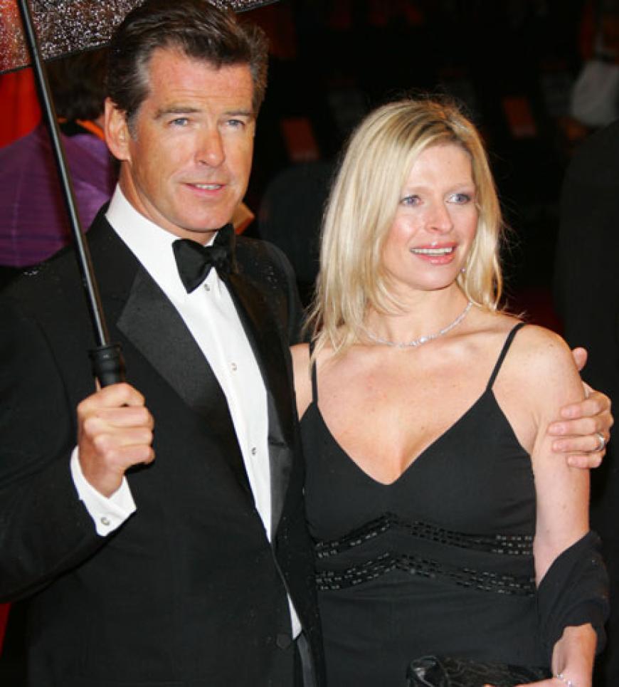 Pierce Brosnan mit seiner Tochter Charlotte. Sie ist dieses Jahr verstorben