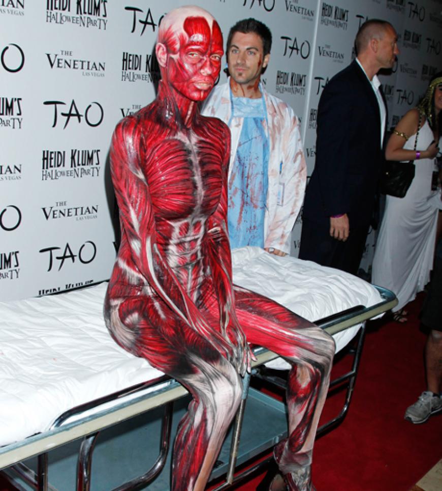 Von den Toten auferstanden: Heidi Klum. Das Outfit mit dem Namen