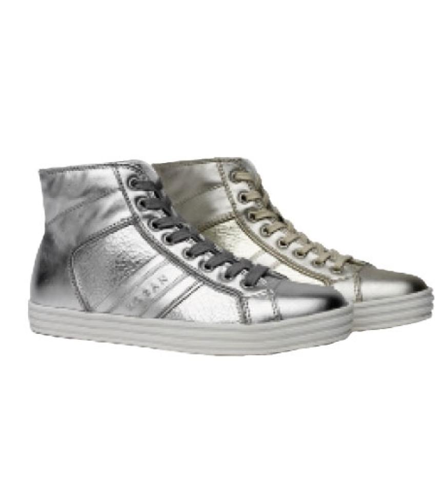Metallic-Sneaker von Hogan, ca. 230 Euro