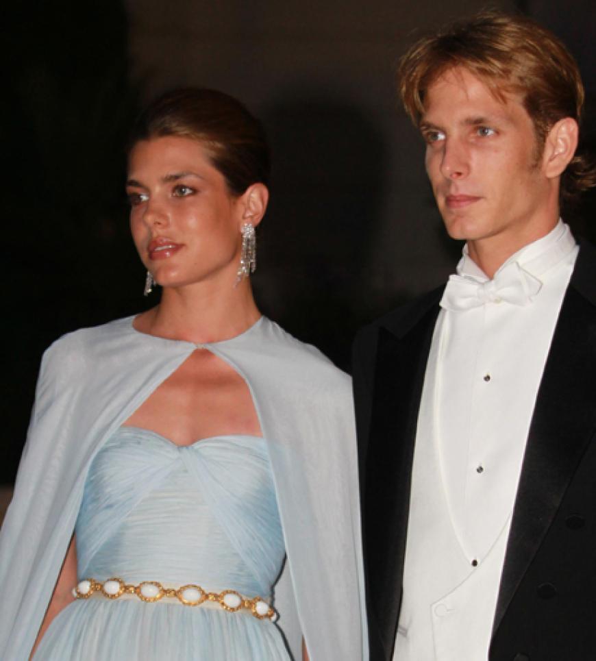 So hübsch wie ihre Mutter: Charlotte Casiraghi mit ihrem Bruder Andrea