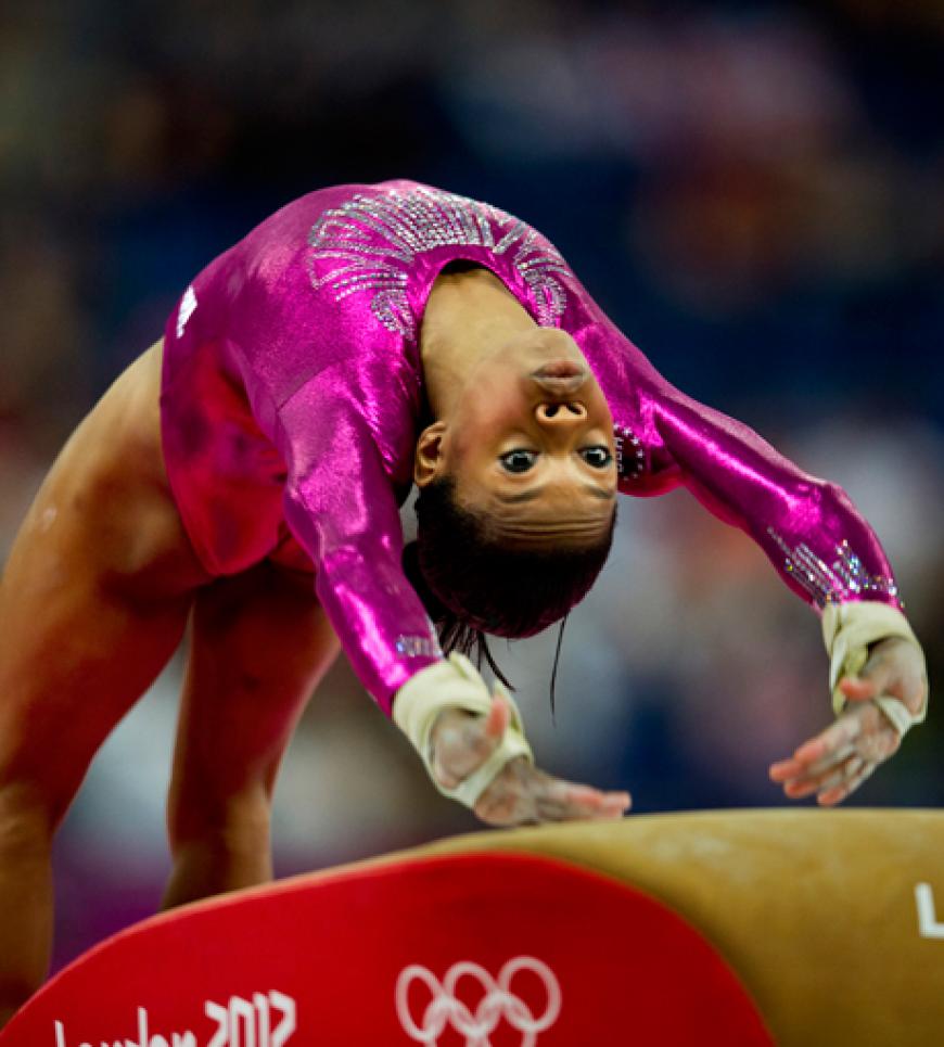 Gabrielle Douglas bricht Rekorde: Die 16-Jährige gewinnt als erste afro-amerikanische Frau die Goldmedaille im Einzelmehrkampf im Turnen