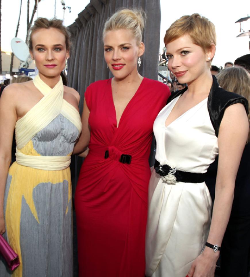 Hübsches Trio: Busy Philipps mit Diane Kruger und Michelle Williams