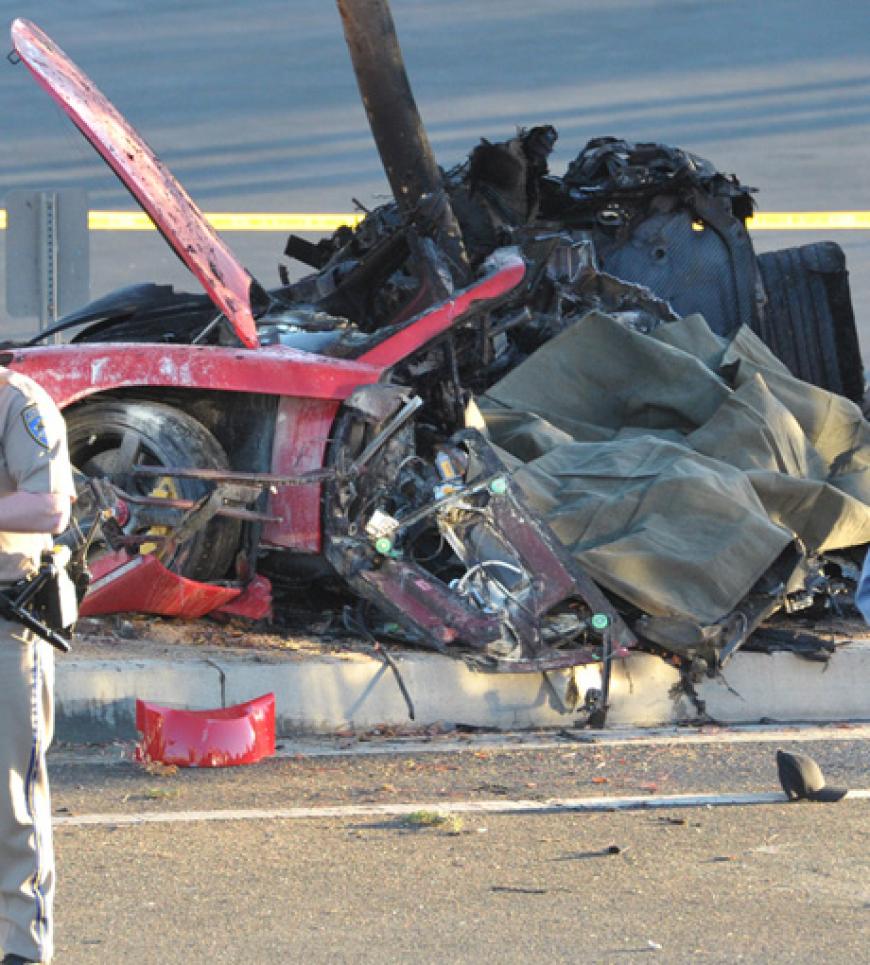 Das ist der Unfallwagen