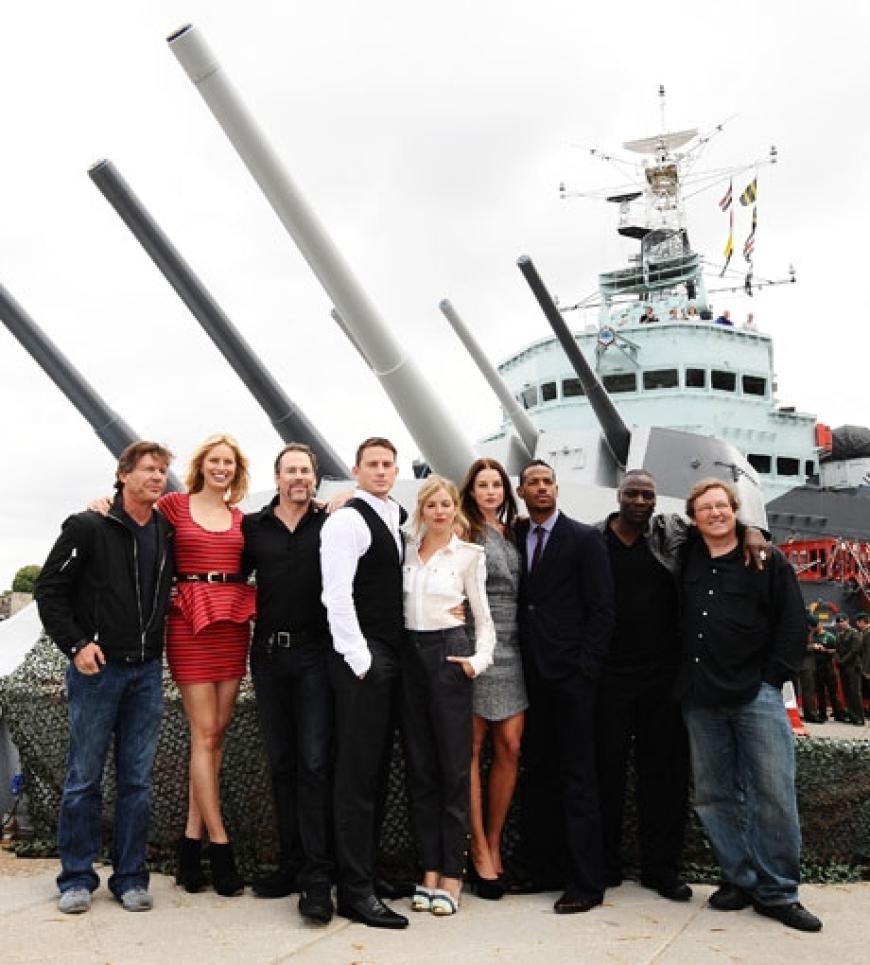 Mit dabei: Sienna Miller, Dennis Quaid, Karolina Kurkova, Stephen Sommers, Channing Tatum, und Rachel Nichols
