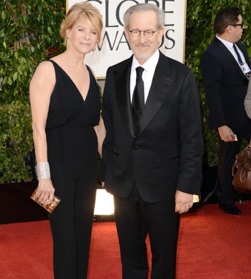 Regisseur Steven Spielberg mit Kate Capshaw