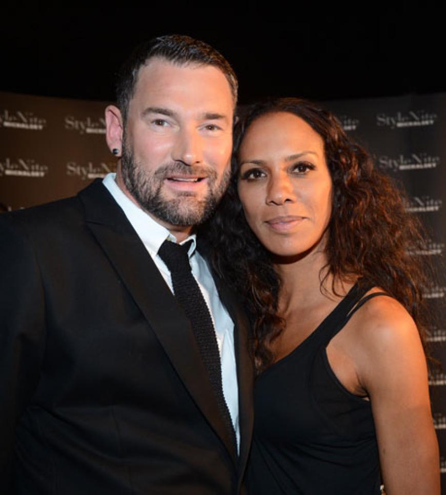 Star-Designer Michael Michalsky mit seiner guten Freundin Barbara Becker