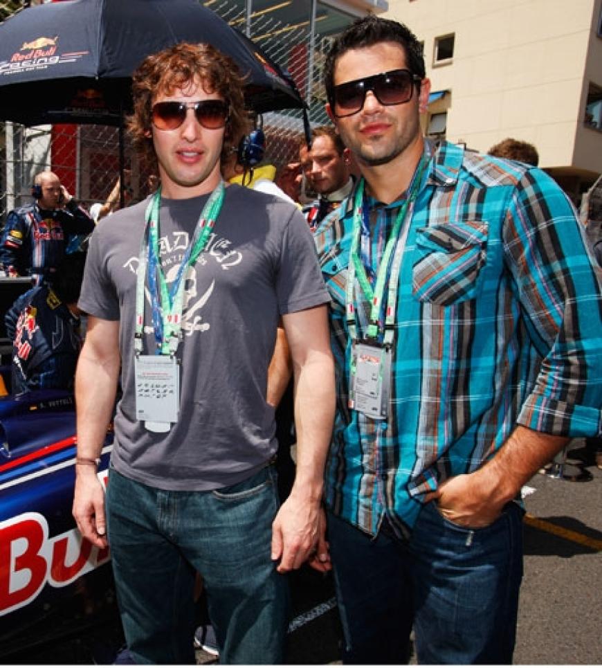Jesse Metcalf traf James Blunt am 24. Mai in Monaco