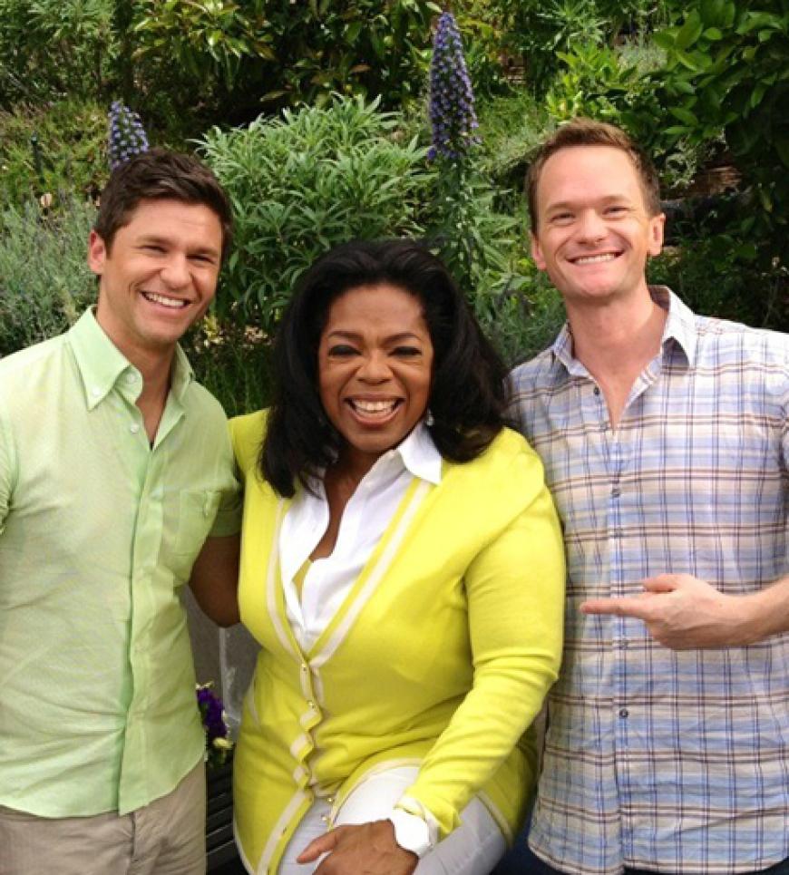 Berühmter Besuch: Oprah Winfrey! Harris twitterte stolz wie Oskar: