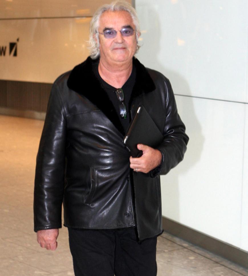 Heidis Ex-Freund Flavio Briatore ganz ohne Begleitung