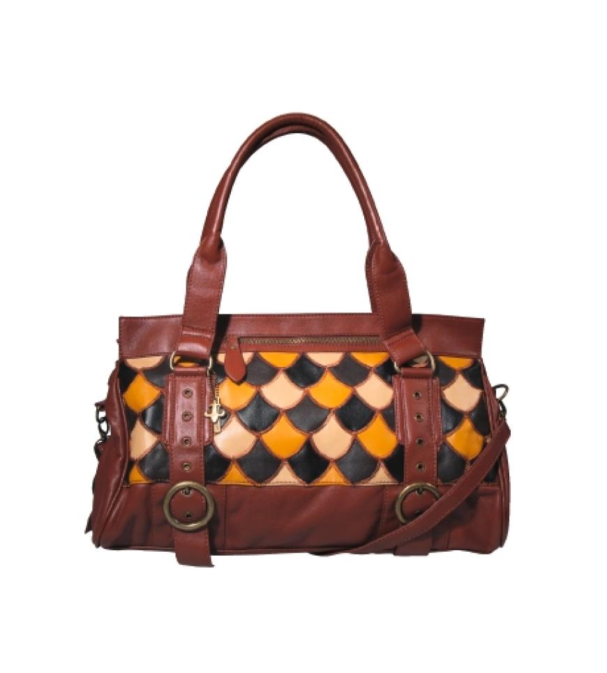 Henkeltasche mit Zierstepperei von Friis&Company, ca. 80 Euro
