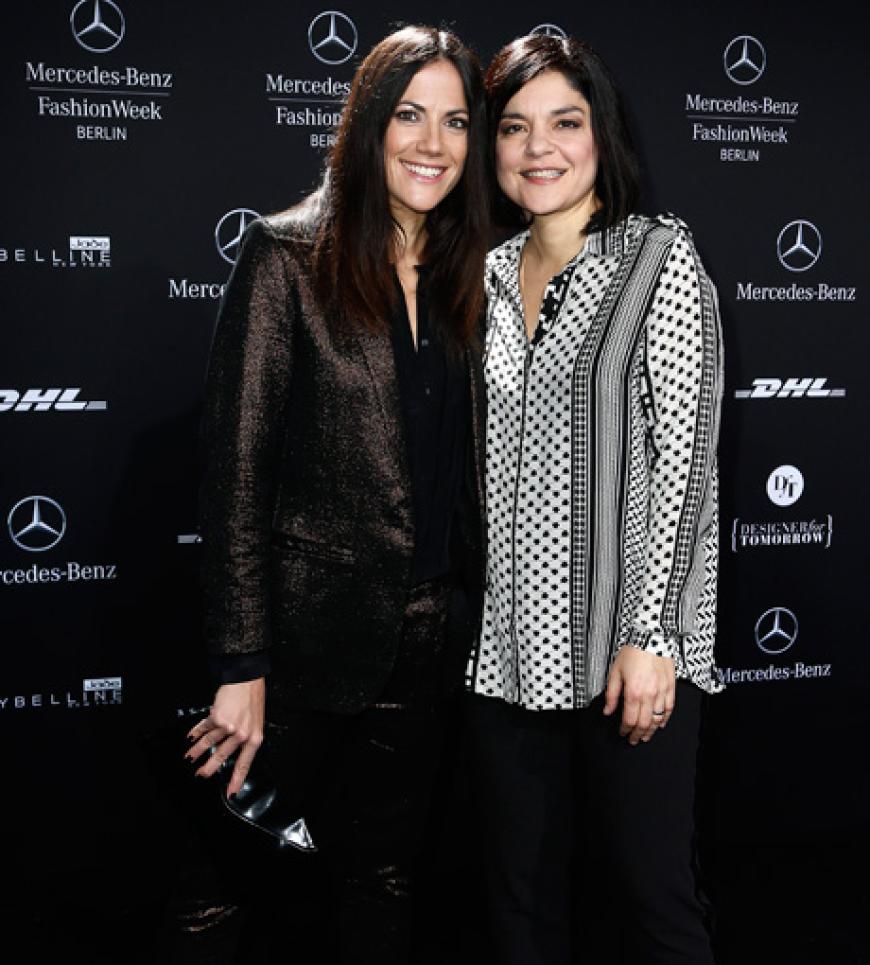 Schauspielerin Bettina Zimmermann und Kollegin Jasmin Tabatabai