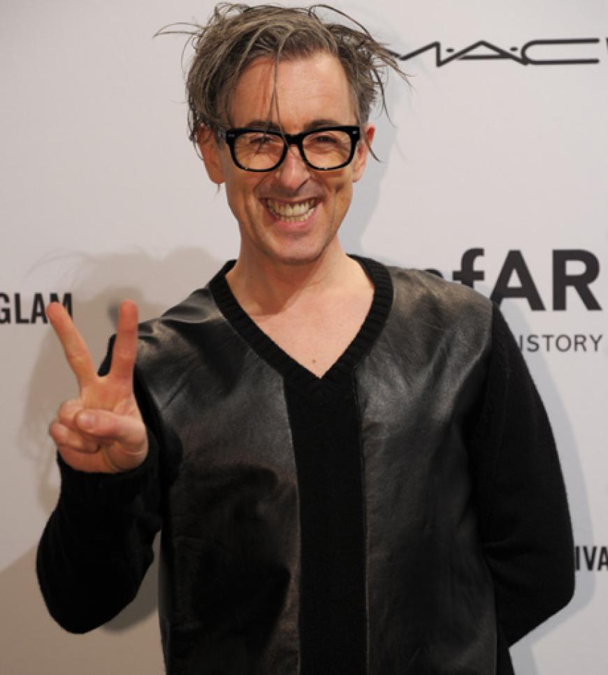 Peace: Schauspieler Alan Cumming war gut drauf