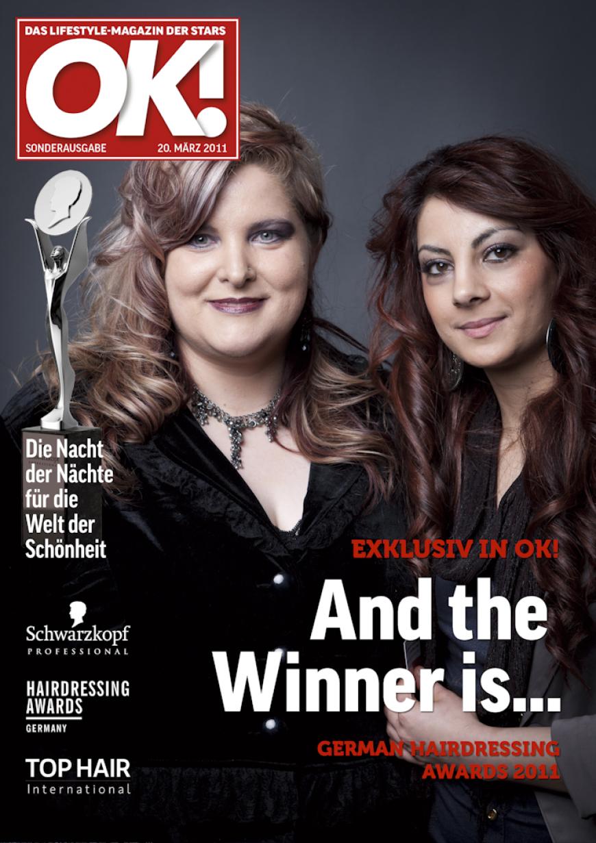 Einmal im Leben das Cover der OK! zieren! Für die Gäste des „German Hairdressing Award 2012“ wurde dieses Traum Wirklichkeit. Jeder Gast des Gala-Abends konnte an einem persönlichen OK! Fotoshooting teilnehmen - und die tollen Ergebnisse sehen Sie hier! Viel Spaß beim Durchklicken!