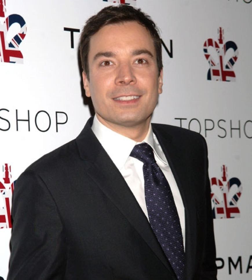 US-Comedian Jimmy Fallon. Der Topshop Store in New York ist nach dem Vorbild des Londoner Flagship Stores am Oxford Circus gestaltet