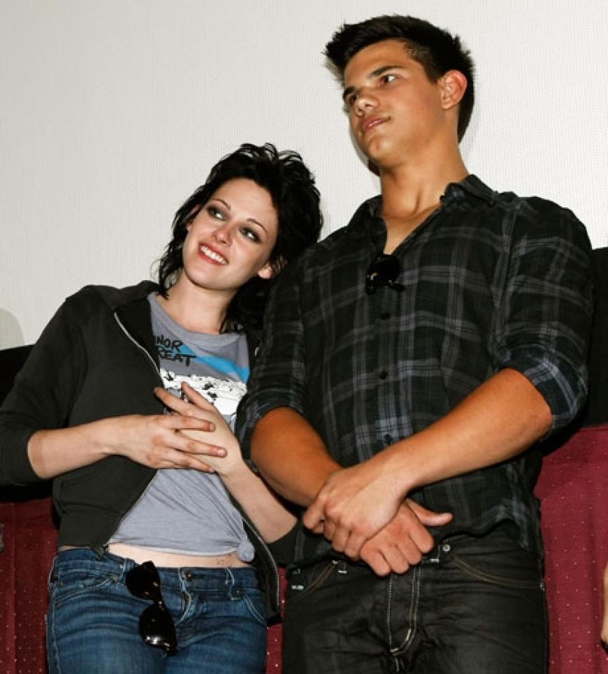 Kristen Stewart mit Kollege Taylor Lautner