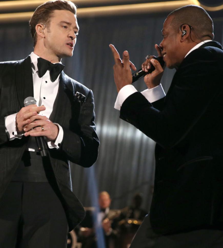 Das musikalische Highlight des Abends: der Auftritt von Justin Timberlake und Jay-Z