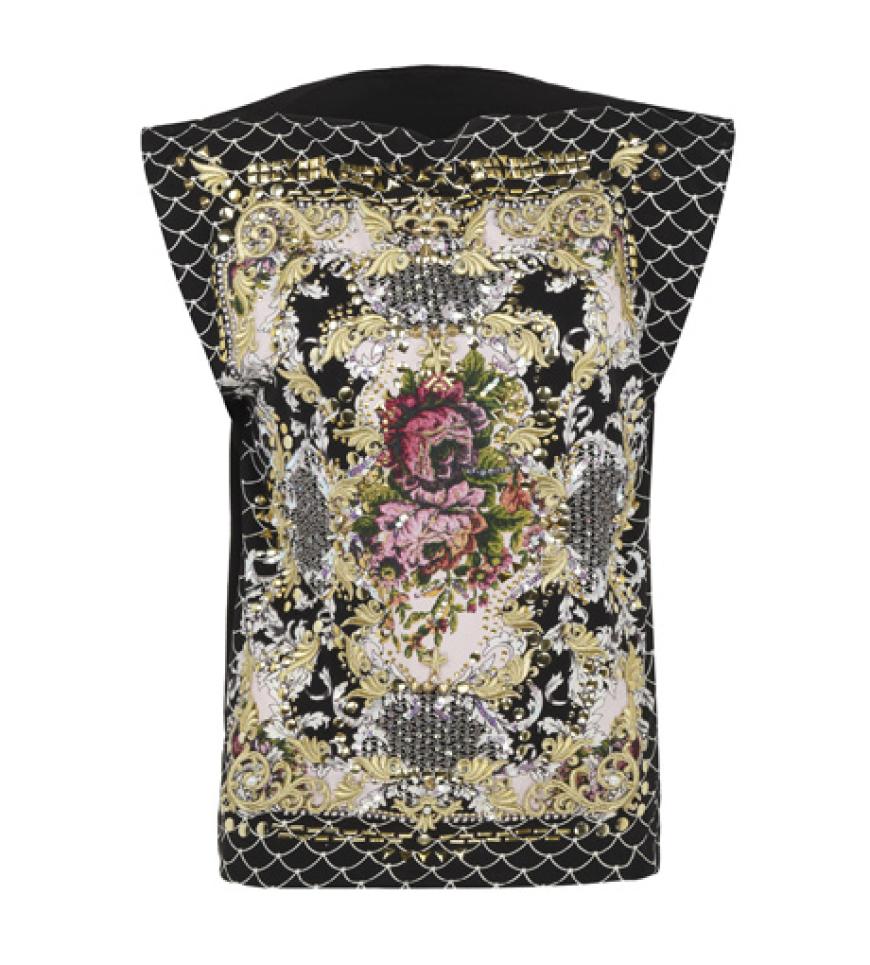 Let's (Ba)rock! Aufwendig verziertes Top von River Island, ca. 30 Euro