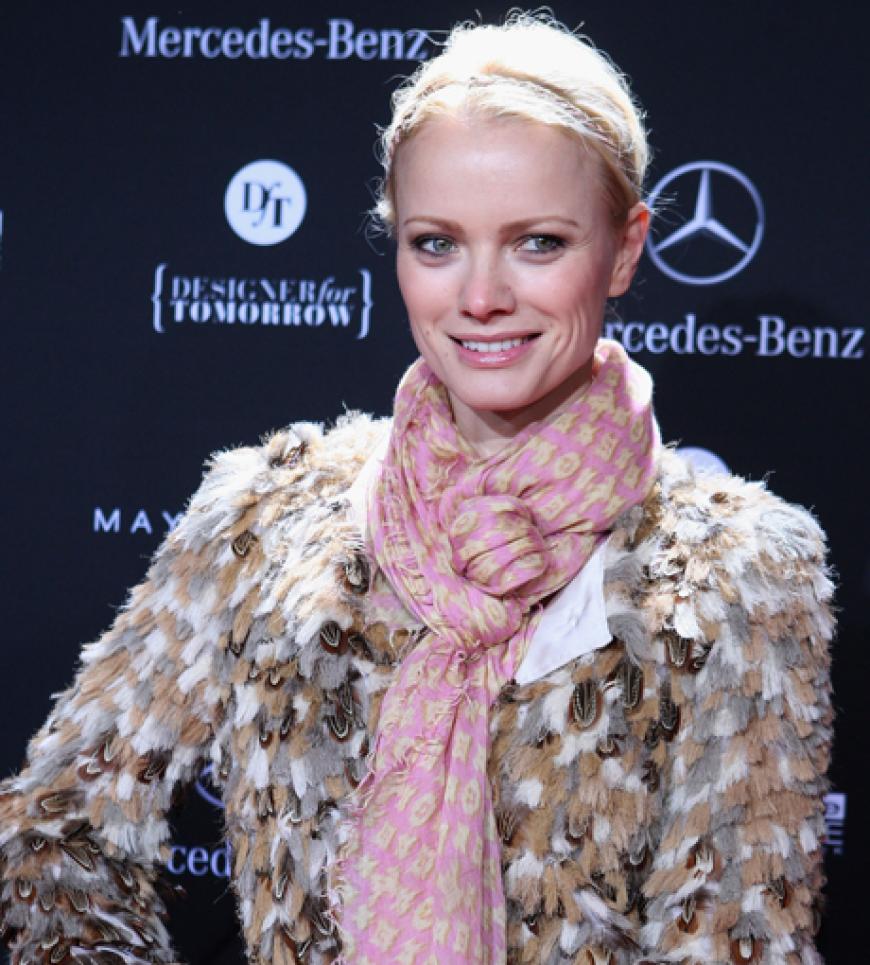 Klar, dass Franziska Knuppe in Berlin nicht fehlen darf!
