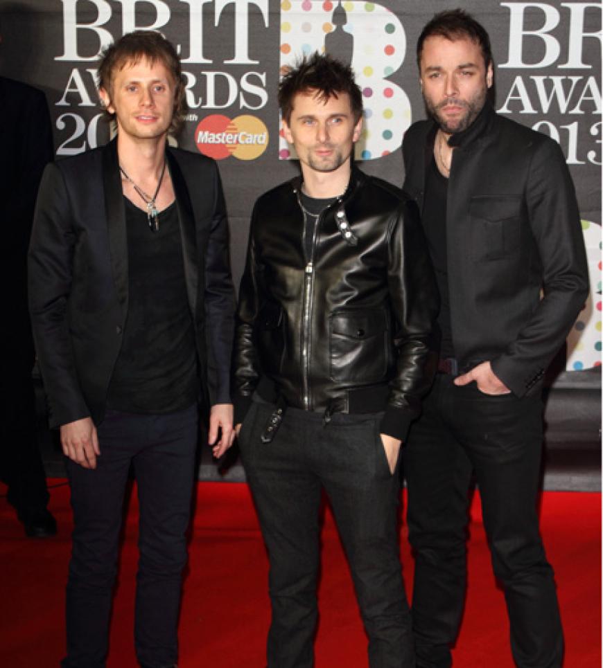 Auch die Rocker von Muse kamen zu der großen Verleihung